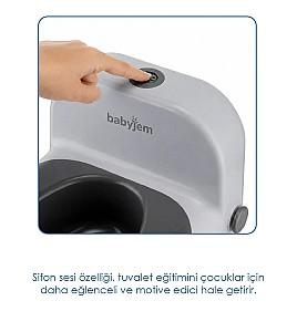 Oala copii BABYJEM Soft Grey 18 luni+