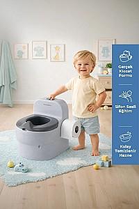 Oala copii BABYJEM Soft Grey 18 luni+