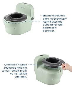 Oala copii BABYJEM Soft Green 18 luni+