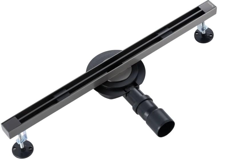Rigola de dus Gappo SLIM GD7001-9 INOX GRAFITE 32x700