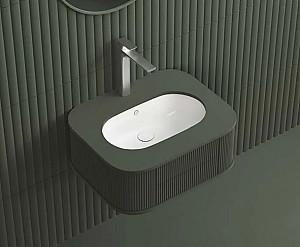 Lavoar baie DREMEX IRIS Round 514x306x140 White Glossy