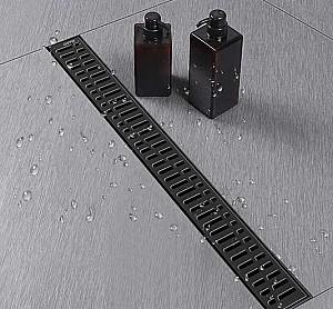Rigola de dus Gappo G86007- 36 INOX 70x600 Black