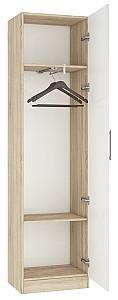 Dulap penal Mobildor Lux Practik (pentru haine) (55x40x210H cm) Stejar Sonoma / Alb