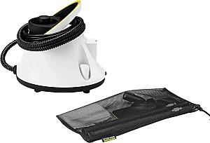Aparat de curatat cu aburi KARCHER SC 2 Deluxe EasyFix + Set perii Alb