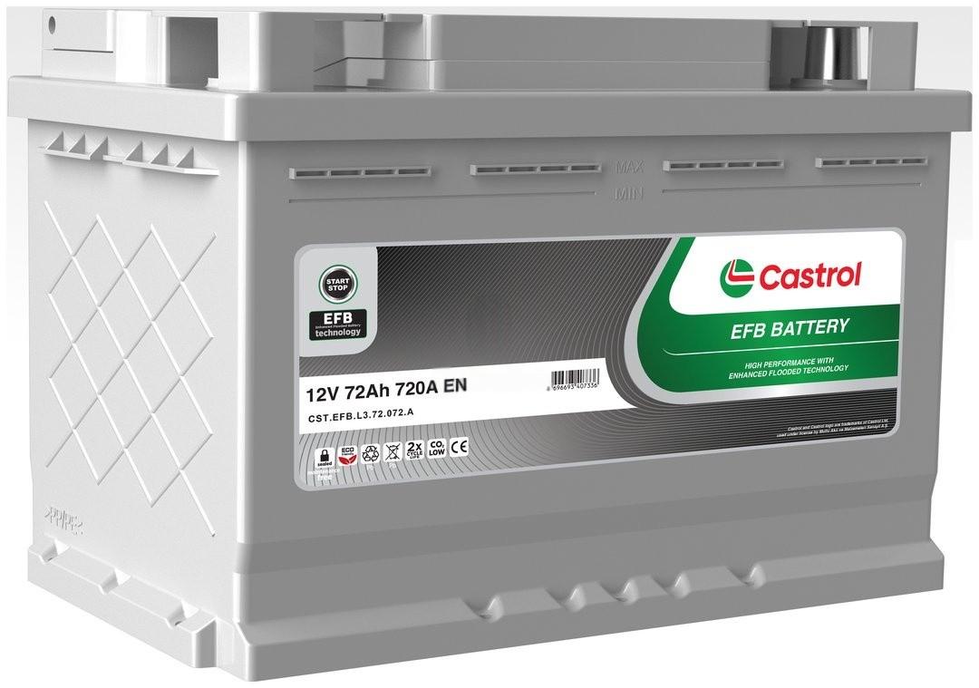 Acumulator auto Castrol 72Ah EFB