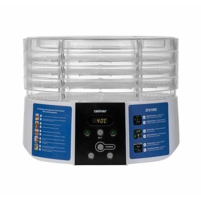 Aparat de uscat fructe si legume Zelmer ZFD1005