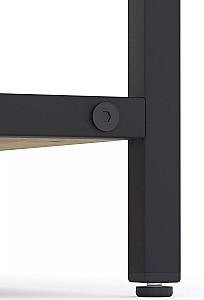 Etajera Nex Loft Antracit (Gri)/Stejar Artisan (Maro)