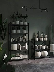 Etajera Nex Loft Antracit (Gri)