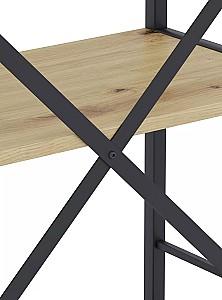 Etajera Nex Loft Antracit (Gri)/Stejar Artisan (Maro) 4 rafturi