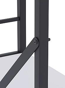 Etajera Nex Loft Antracit (Gri)/Alb 5 rafturi