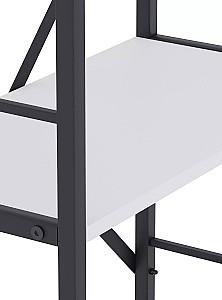 Etajera Nex Loft Antracit (Gri)/Alb 5 rafturi