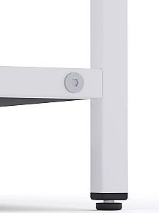 Etajera Nex Loft Alb/Antracit (Gri) 6 rafturi