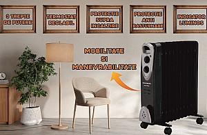 Calorifer electric cu ulei HAUSBERG HB-8911NG
