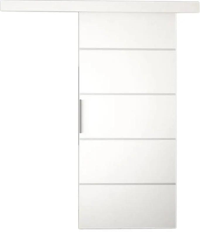 Usa de interior Space Meble Leo III 96 White Matte