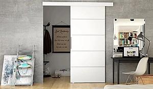 Usa de interior Space Meble Leo III 96 White Matte