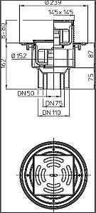 Rigola de dus HL HL3100Pr