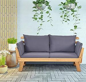 Canapea Costway OP71195GR Grey/Natural