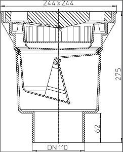 Rigola de dus HL HL606/1
