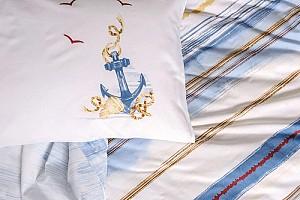 Albituri de pat Cotton Box Moreno Blue