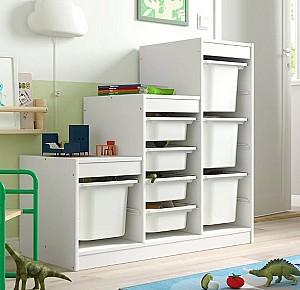 Etajera IKEA Trofast 8 cutii 99x44x94 Alb