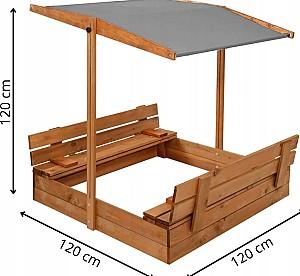 Nisipiera Springos SB-120RSET Brown
