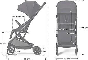 Carucior de plimbare KinderKraft Indy 3 Black (KSINDY03BLK0000)