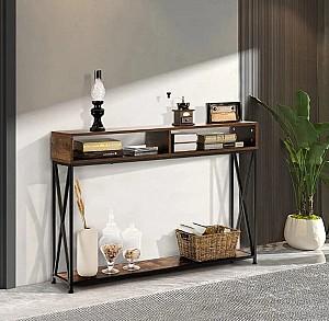 Masa consola Costway HV10016CF Rustic Brown