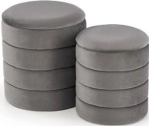 Bancheta Halmar Pacho 2pcs Grey