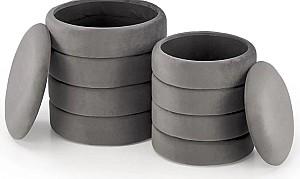 Bancheta Halmar Pacho 2pcs Grey