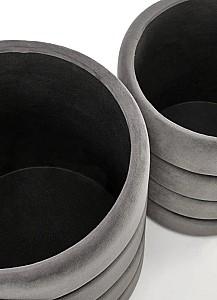 Bancheta Halmar Pacho 2pcs Grey