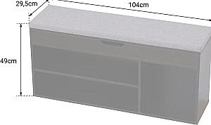 Raft pentru incaltaminte Modern Home WYJ-249 White