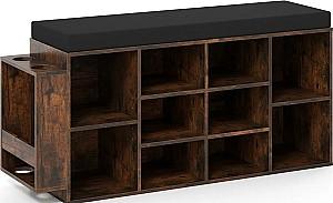 Raft pentru incaltaminte Costway JV13164CF Rustic Brown/Black