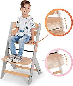 Scaun reglabil pe inaltime de masa KinderKraft Enock Grey (KHENOC0PGRY0000)