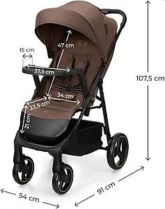 Carucior de plimbare KinderKraft Trig 3 Brown (KSTRIG03BRW0000)