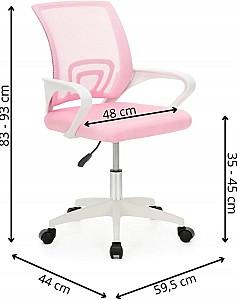 Fotoliu de birou Springos HF0074 Pink