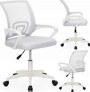 Fotoliu de birou Springos HF0073 White/Grey