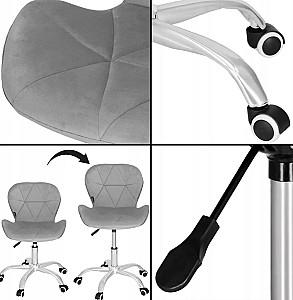 Fotoliu de birou Springos HF0018 Gray