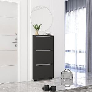 Dulap pentru incaltaminte Mobildor Lux Leo Slim (50x16x125H cm) Antracit