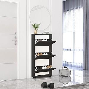 Dulap pentru incaltaminte Mobildor Lux Leo Slim (50x16x125H cm) Antracit