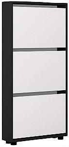 Dulap pentru incaltaminte Mobildor Lux Leo Slim (50x16x125H cm) Antracit/Alb