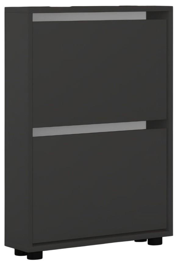Dulap pentru incaltaminte Mobildor Lux Leo Slim (50x16x86H cm) Antracit