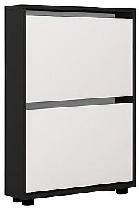 Dulap pentru incaltaminte Mobildor Lux Leo Slim (50x16x86H cm) Antracit/Alb