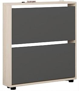 Dulap pentru incaltaminte Mobildor Lux Leo Slim (50x16x86H cm) Sonoma/Antracit
