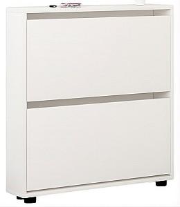 Dulap pentru incaltaminte Mobildor Lux Leo Slim (50x16x86H cm) Alb