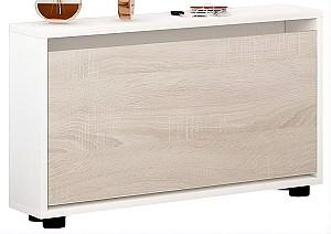 Dulap pentru incaltaminte Mobildor Lux Leo Slim (50x16x47H cm) Alb/Sonoma