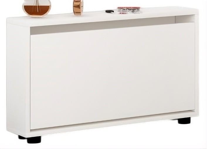 Dulap pentru incaltaminte Mobildor Lux Leo Slim (50x16x47H cm) Alb