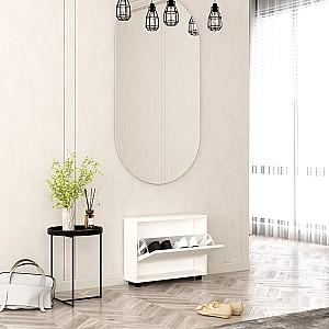 Dulap pentru incaltaminte Mobildor Lux Leo Slim (50x16x47H cm) Alb