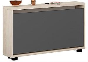 Dulap pentru incaltaminte Mobildor Lux Leo Slim 50x16x47H cm Sonoma/Antracit