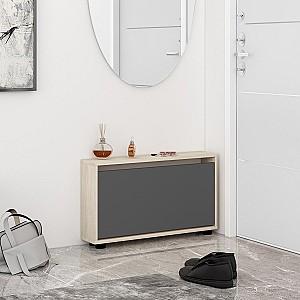 Dulap pentru incaltaminte Mobildor Lux Leo Slim 50x16x47H cm Sonoma/Antracit