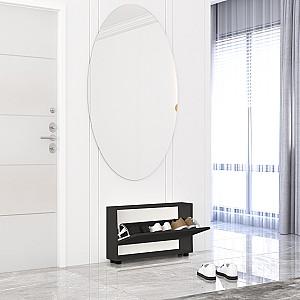 Dulap pentru incaltaminte Mobildor Lux Leo Slim (50x16x47 cm) Antracit